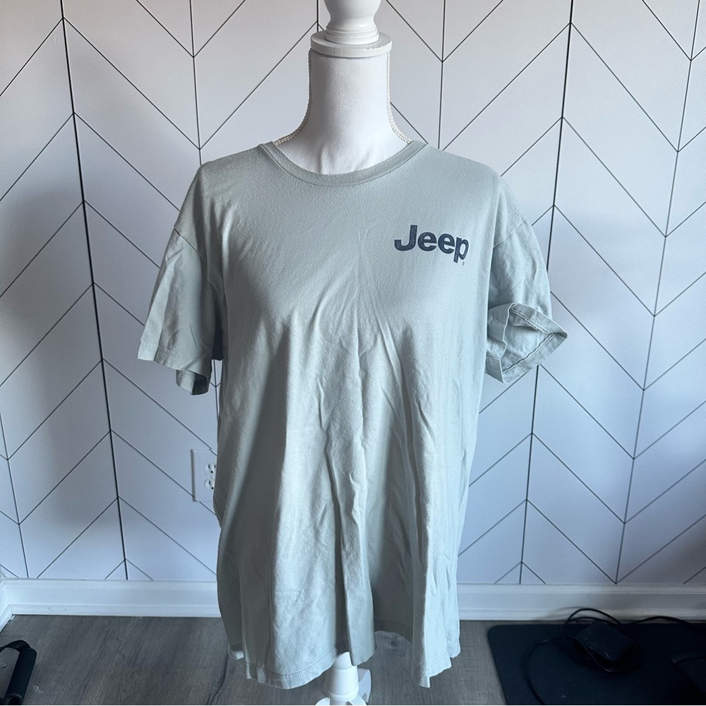 Jeep XL Graphic T-Shirt “An American Tradition” Flag Wrangler Back Print